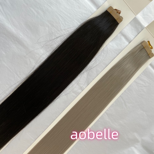 人毛50％と人工毛ファイバー50％ミックス